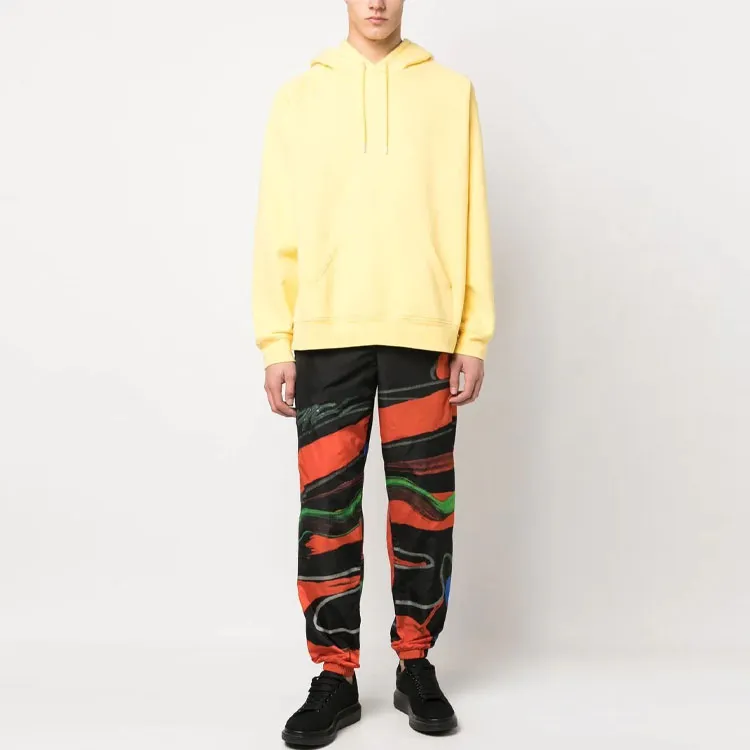 MOSCHINO Contrast Printed Elastic Waist Joggers-1