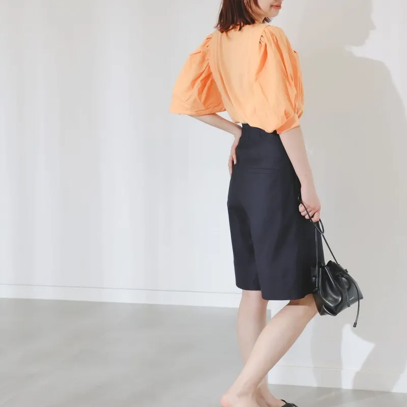 Beams T Shirts Women's Orange-3