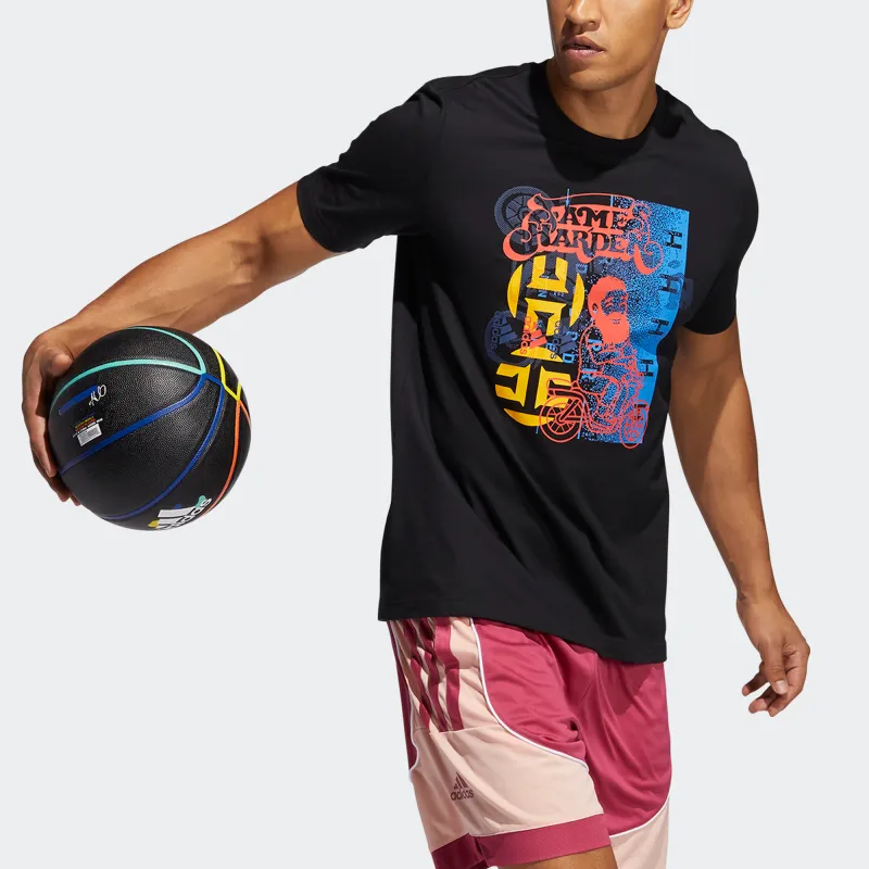 Adidas Set-in Sleeve T-Shirt Men's Black-4