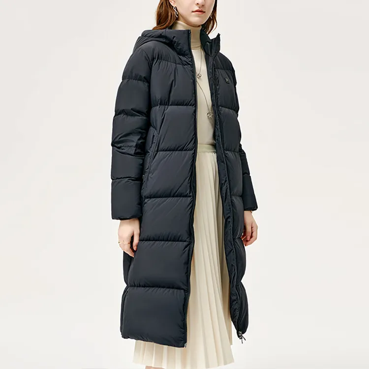 FILA Down Jacket Winter Women's Jet Black-4
