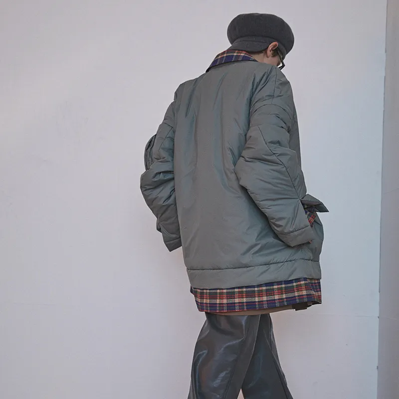 Umamiism Puffer Jacket Winter Unisex Dark Gray-5