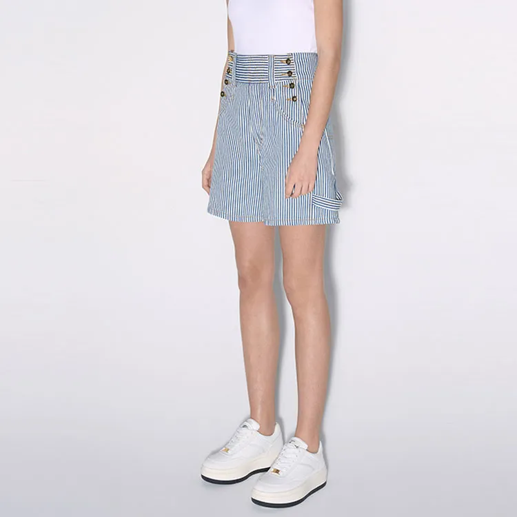 IMMI Denim Shorts Women's Sky Blue-4