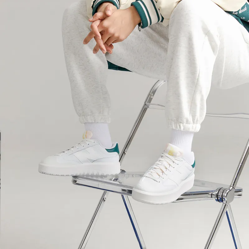 New Balance CT302 White Vintage Teal Maize-8