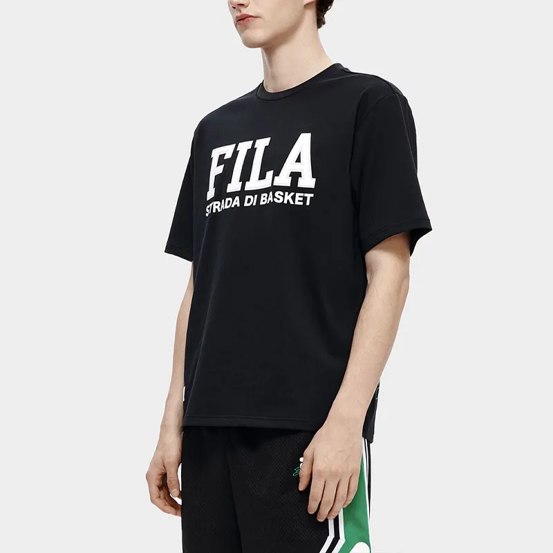 FILA FUSION T Shirt Men's Pitch Black-4