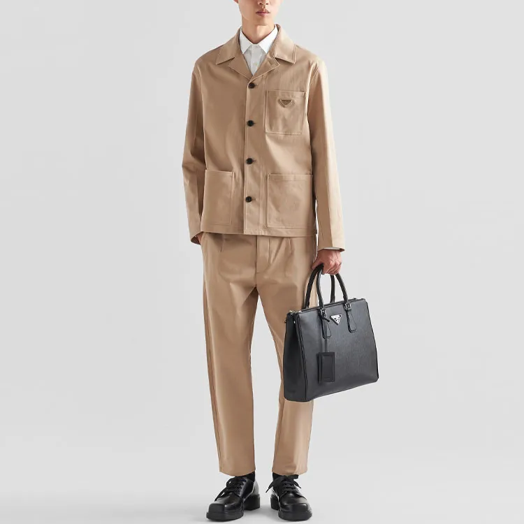 PRADA Jackets Men Khaki-2