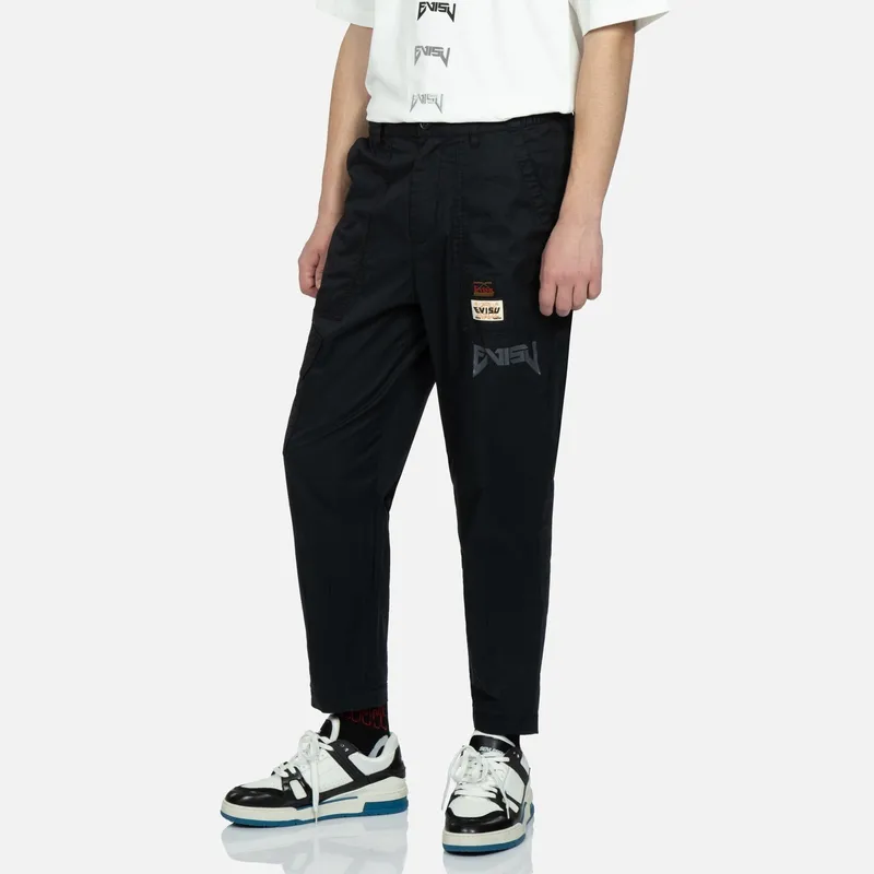 EVISU Casual Pants Men Black-3