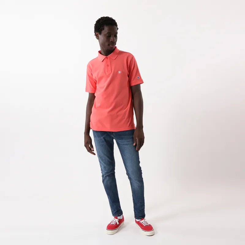 Champion Polo Shirts Unisex Pink-2
