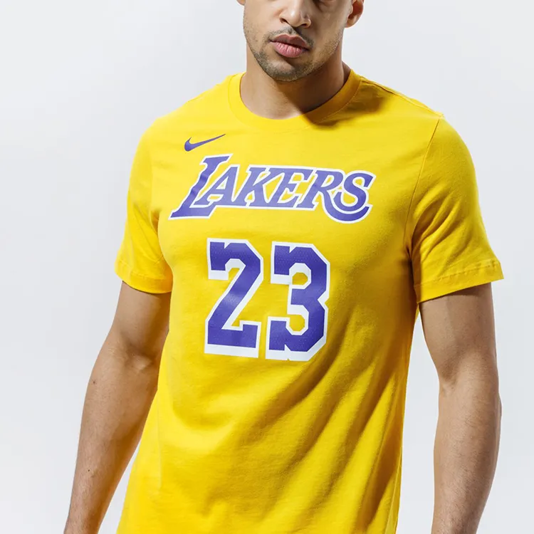 Nike Set in Sleeve T Shirt Men's Yellow-3