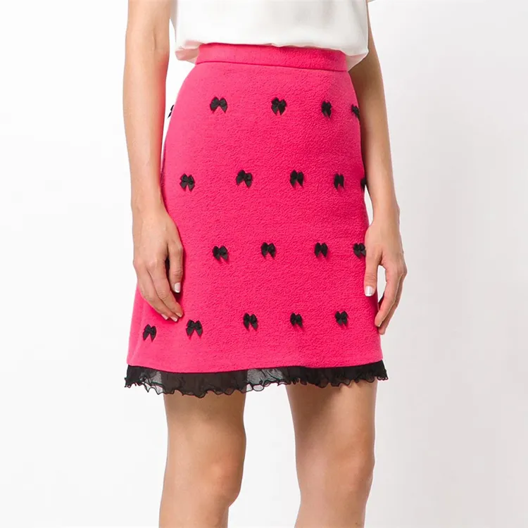 MOSCHINO Casual Short Skirts Women's Pink-1