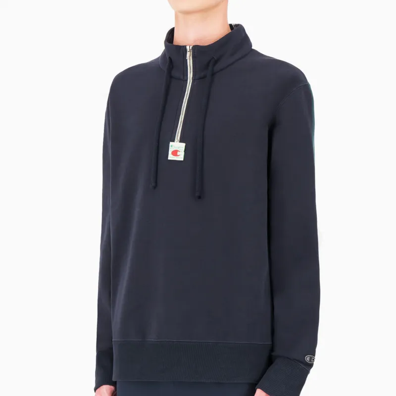 Champion x Craig Green Moderate Stand Collar Loose Fit Regular Sweatshirt Unisex Dark Green-4