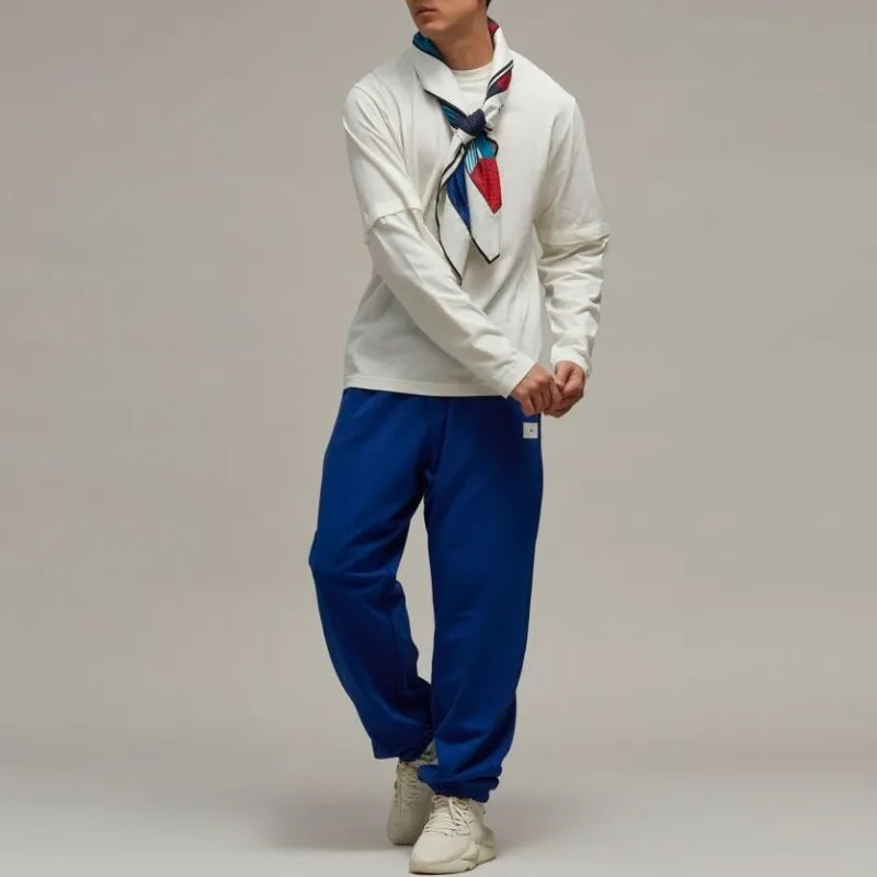 Y 3 Knitted Sweatpants Men Ink Blue-5