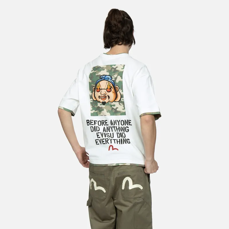 EVISU T Shirts Men White-3