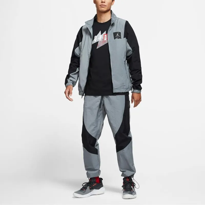 Jordan Knitted Sweatpants Men's Gray-2
