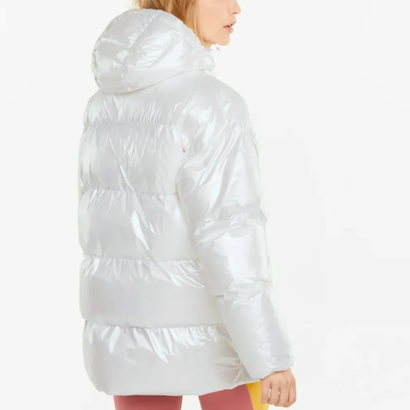 PUMA Puffer Jackets Women's White-3