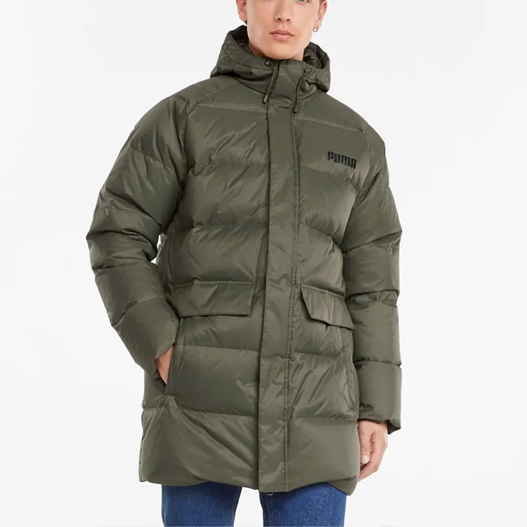 PUMA Down Jacket Men's Grape Leaf Green-2
