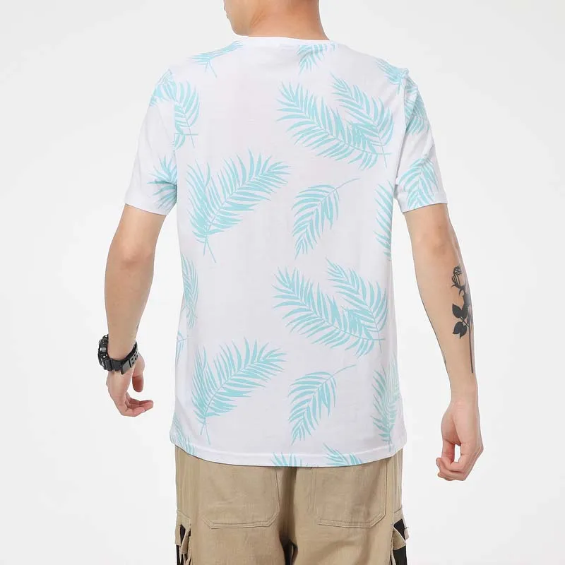 PUMA T Shirts Men Light Blue-4