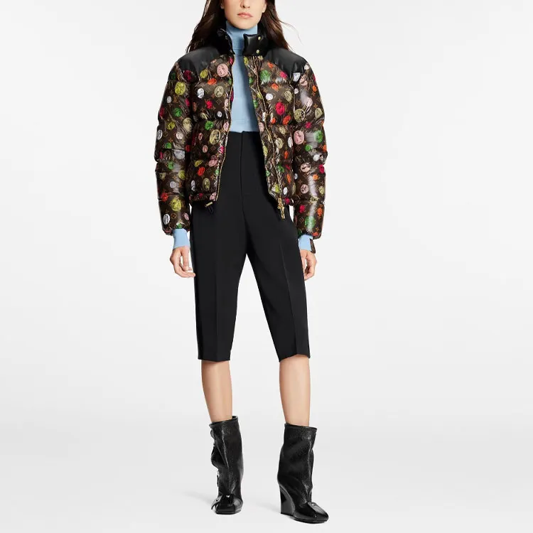 LOUIS VUITTON FW22 Down Jacket Women's Brown-3