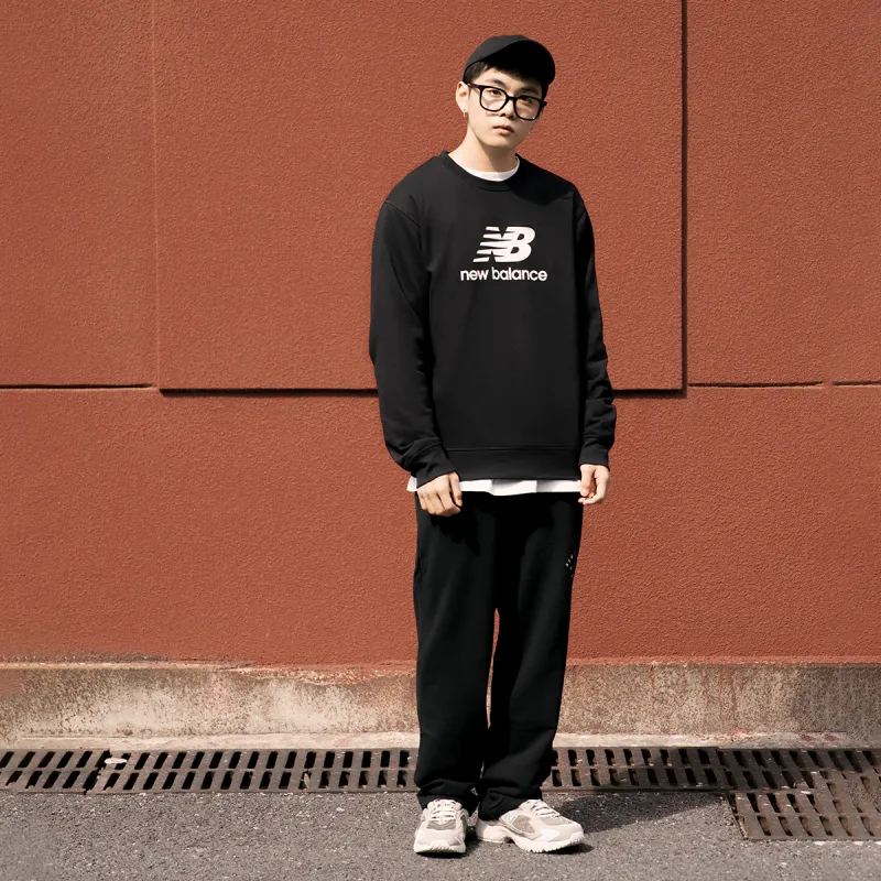New Balance Knitted Sweatpants Men Black-11
