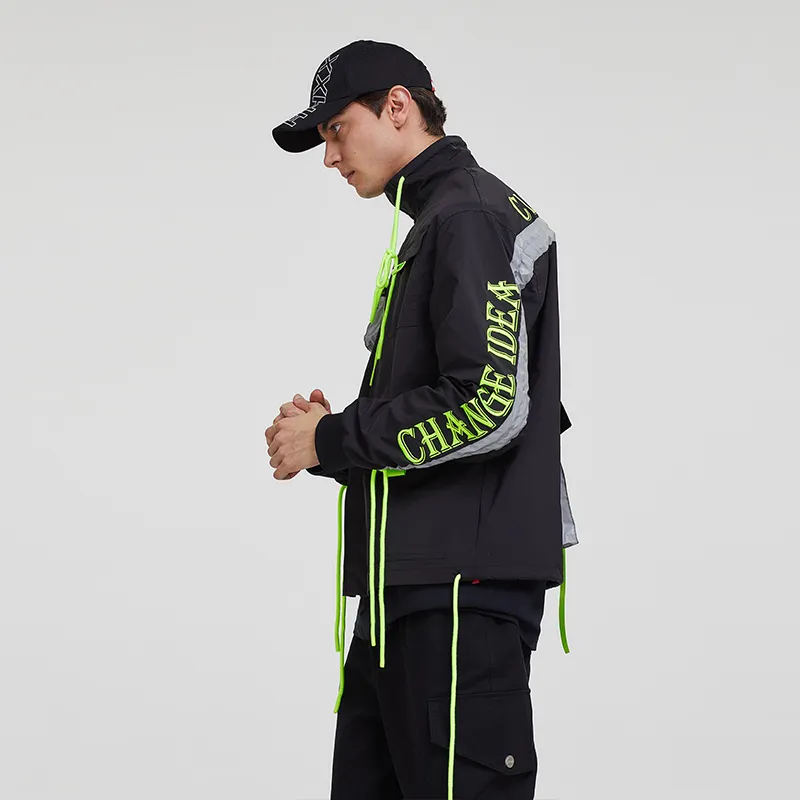 Clubxxhh Loose Fit Jacket Unisex Black-6