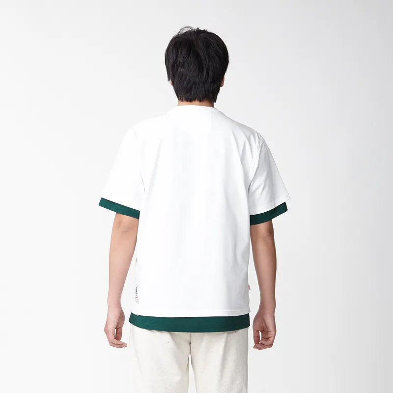 Nengmao Store Straight T-Shirt Unisex White-2