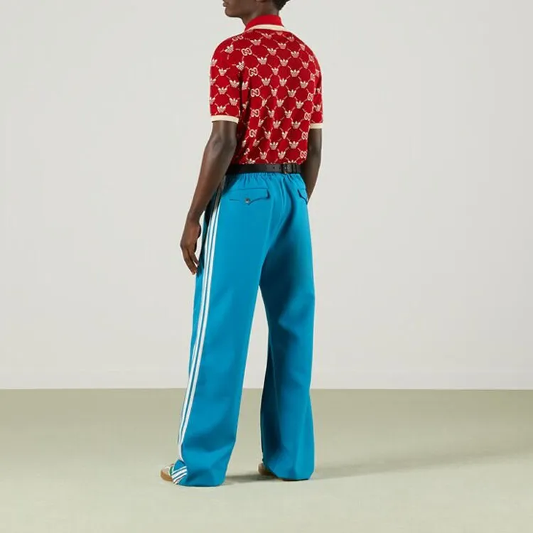 Adidas X GUCCI Polo Shirts Men Red-3