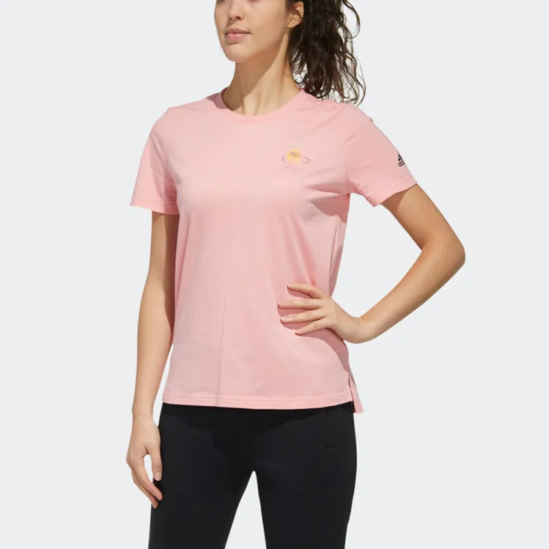 Adidas T Shirts Women's Pink-1