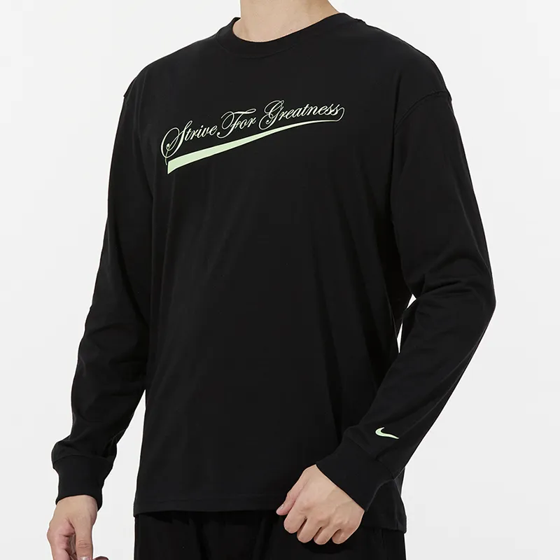 Nike T Shirts Men Black-4