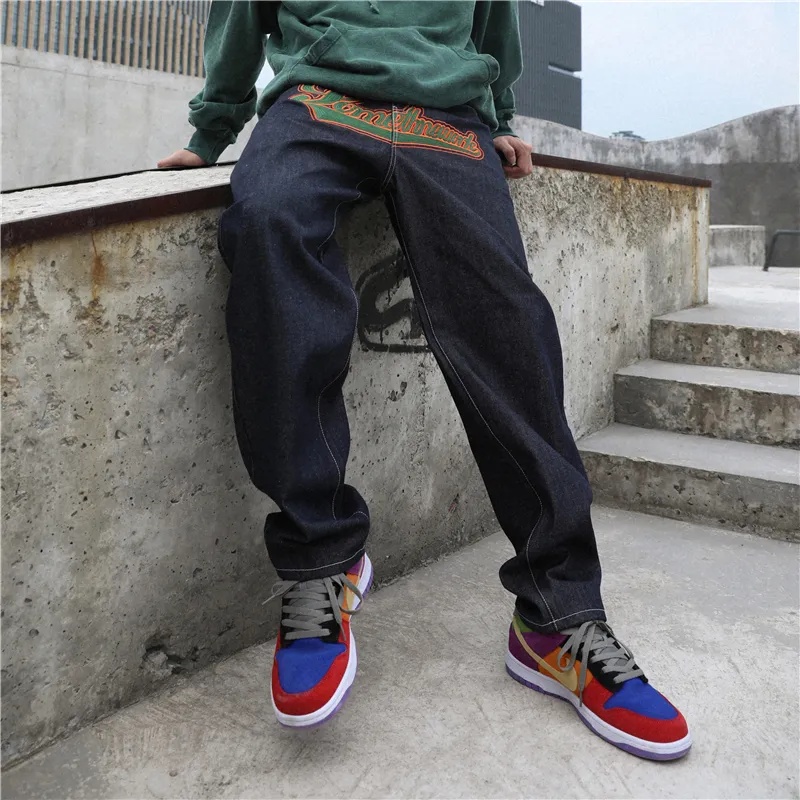 STNW Straight Jeans Unisex Dark Navy Blue-5