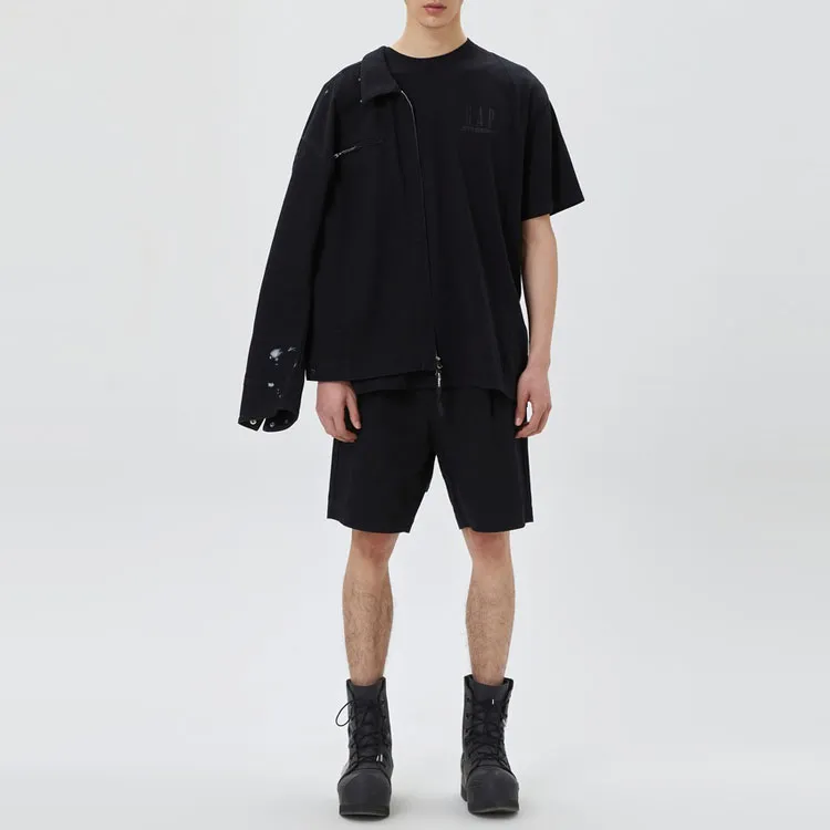 Attempt X GAP X ATTEMPT Casual Shorts Unisex Black-1