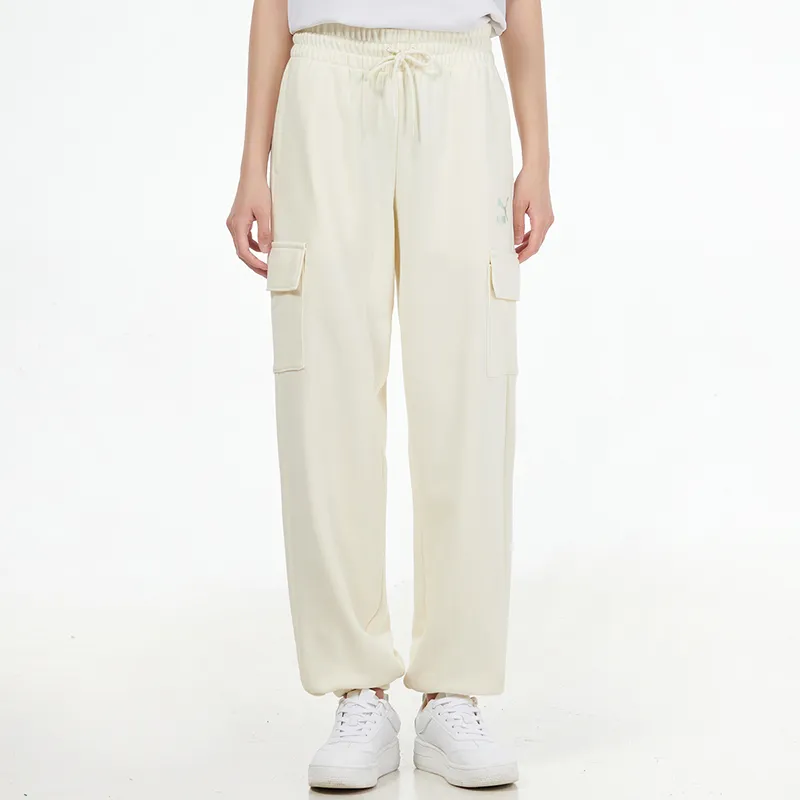 PUMA Sports Pants Women's Ecru-2