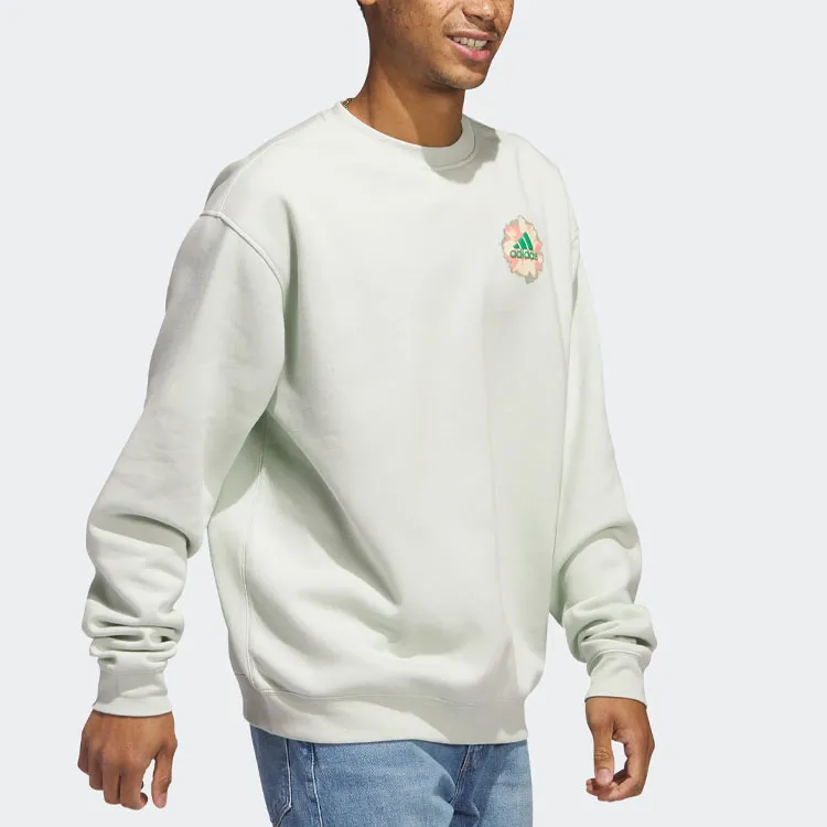 Adidas Sweatshirts Unisex Linen Green-3