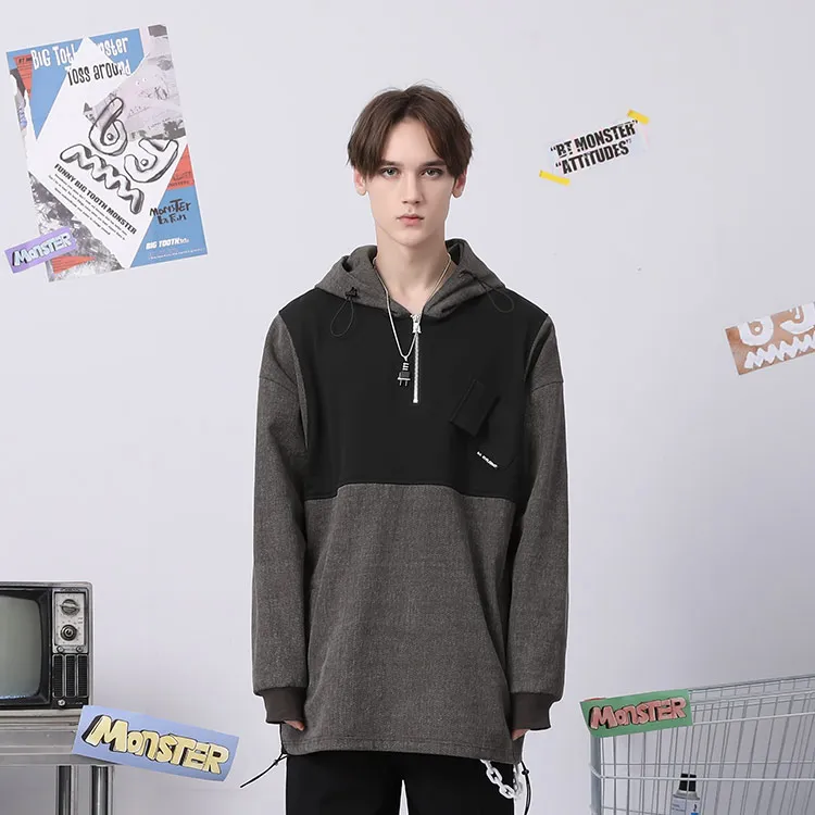 Bt Hooded Loose Fit Regular Sweatshirt Unisex-2