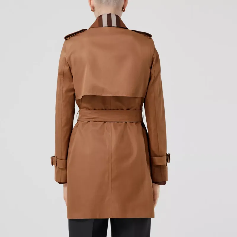 Burberry Trench Coats Women's Dark Brown-3
