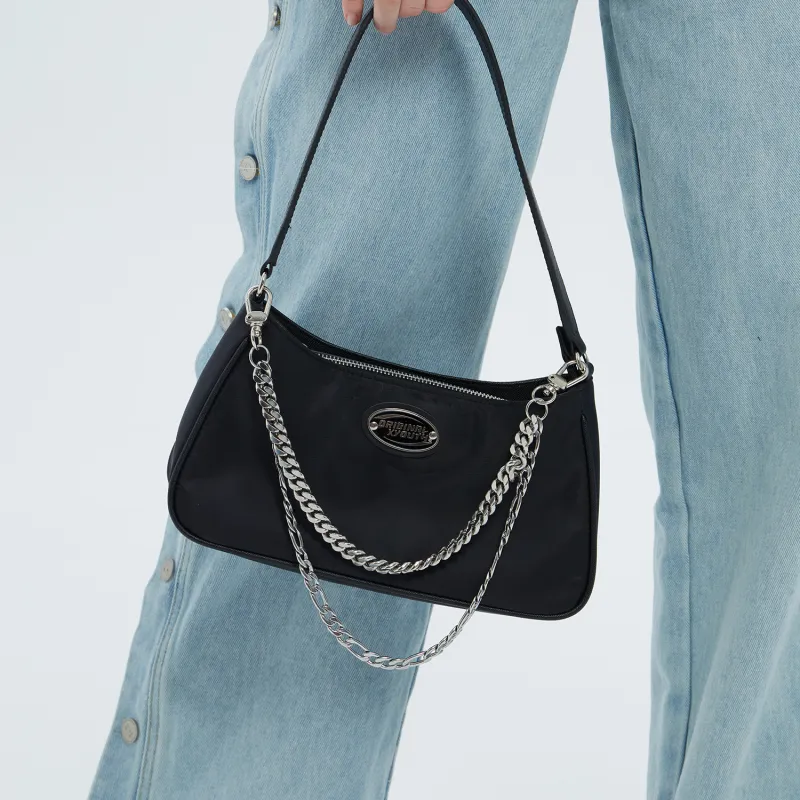 ORIGINAL X YOUTH Polyamide Shoulder Bag, Handbag, Shoulder Bag Regular Unisex Black-1