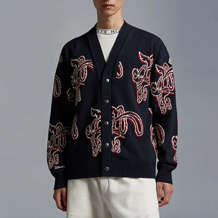 Moncler SS24 CNY Knitwear Men Marine Blue-1