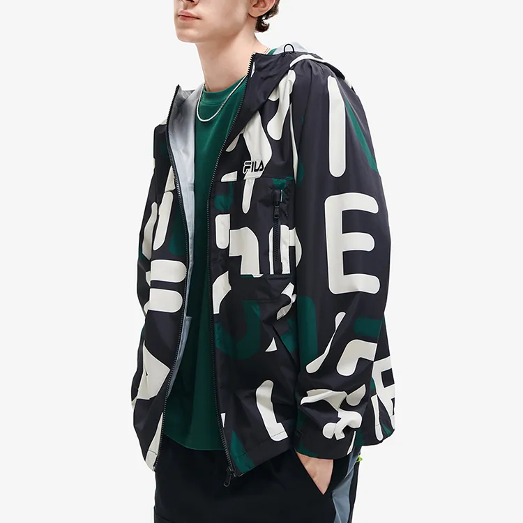 FILA Jackets Men Black-5
