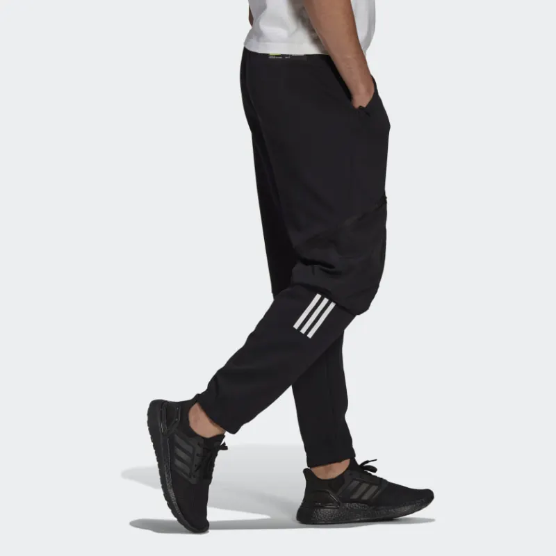 Adidas Knitted Sweatpants Men Black-3