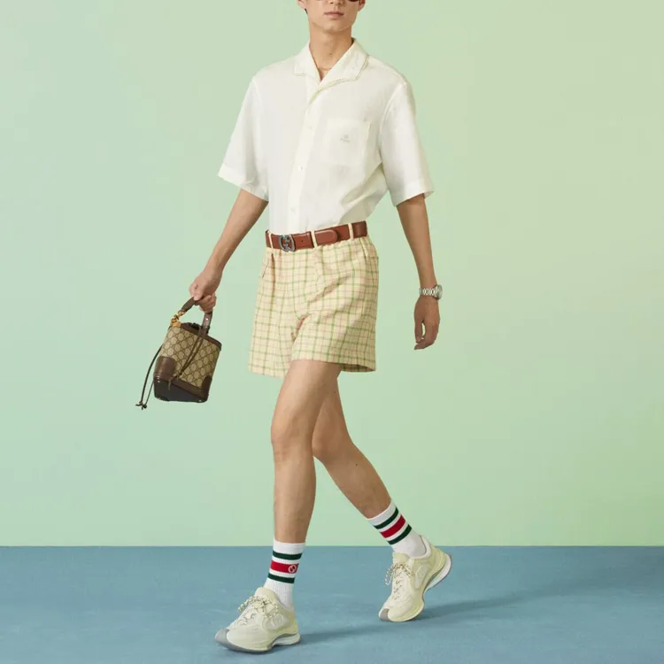 GUCCI Shirts Men White-2