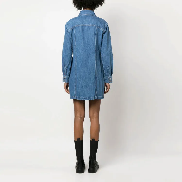 Levis Long sleeve Button up Mini Dress-2