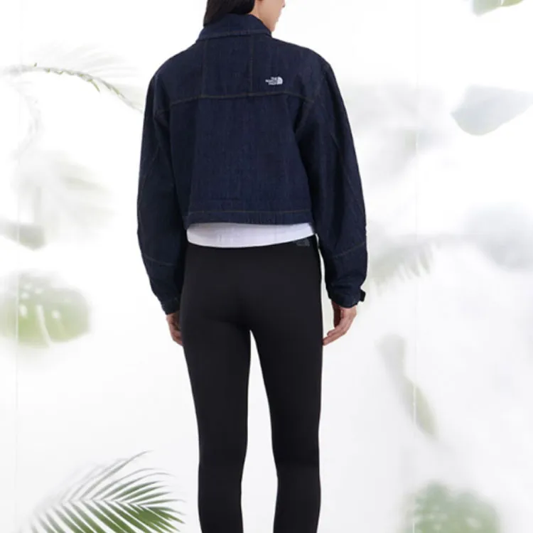 THE NORTH FACE Denim Jackets Women's Navy Blue-2