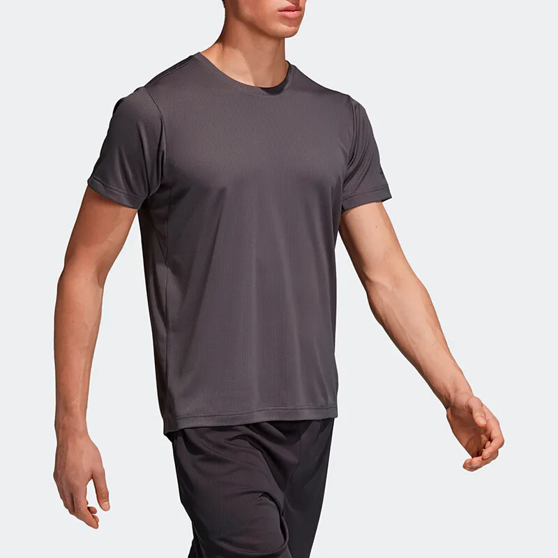 Adidas T Shirts Men Dark Gray-5