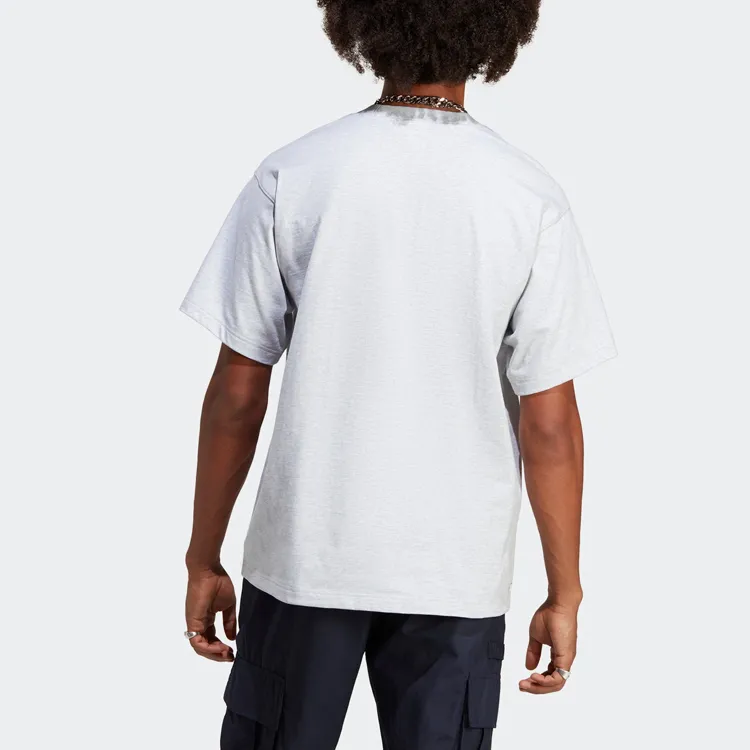 Adidas Originals ADICOLOR CONTEMPO T Shirt Men's Light Heather Gray-2