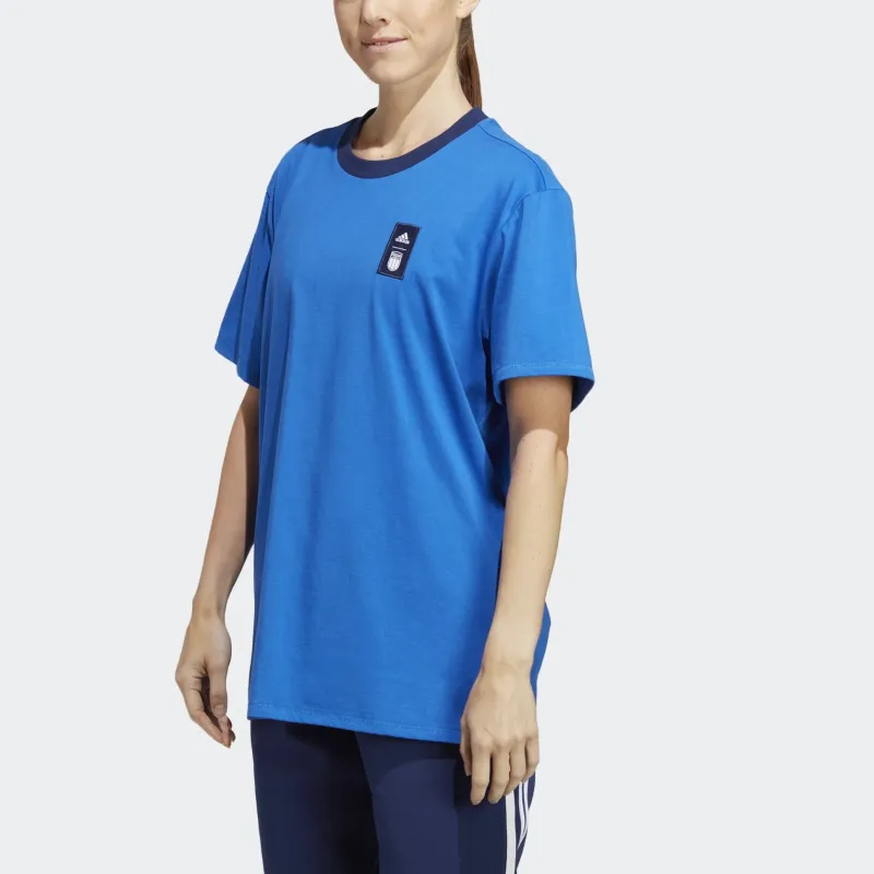 Adidas Ajax Amsterdam T-Shirts Women's Blue-3