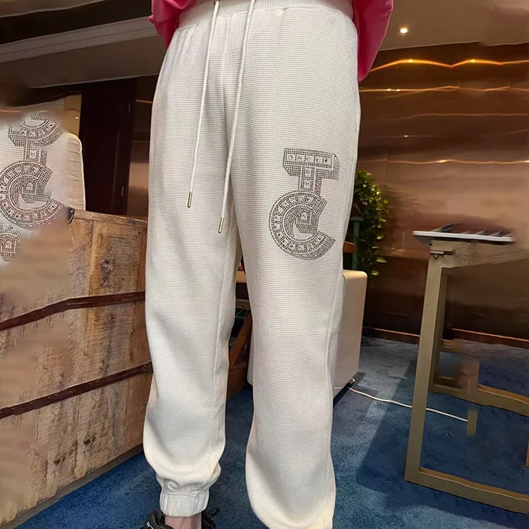 TCH Knitted Sweatpants Unisex White-2