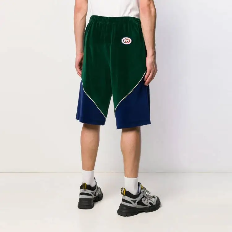 GUCCI Casual Shorts Men Green-3