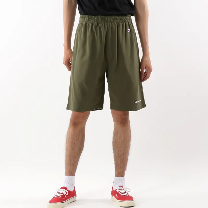 Champion Shorts Japan Version Unisex Olive Green-3