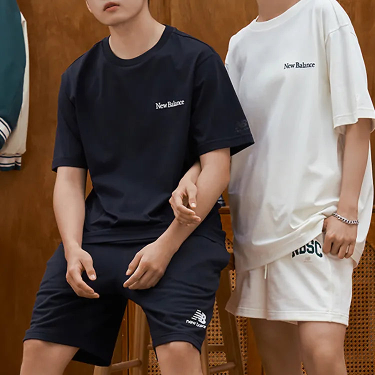 New Balance SS23 Set in Sleeve T Shirt Men's Black-3