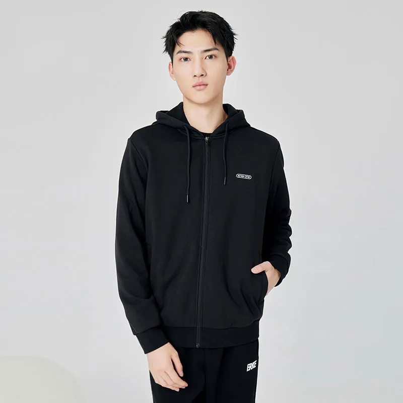 Erke Sweatshirts Men Jet Black-4