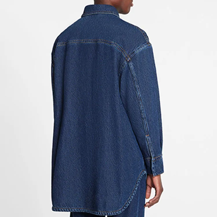 Lanvin Denim Jackets Men Blue-3