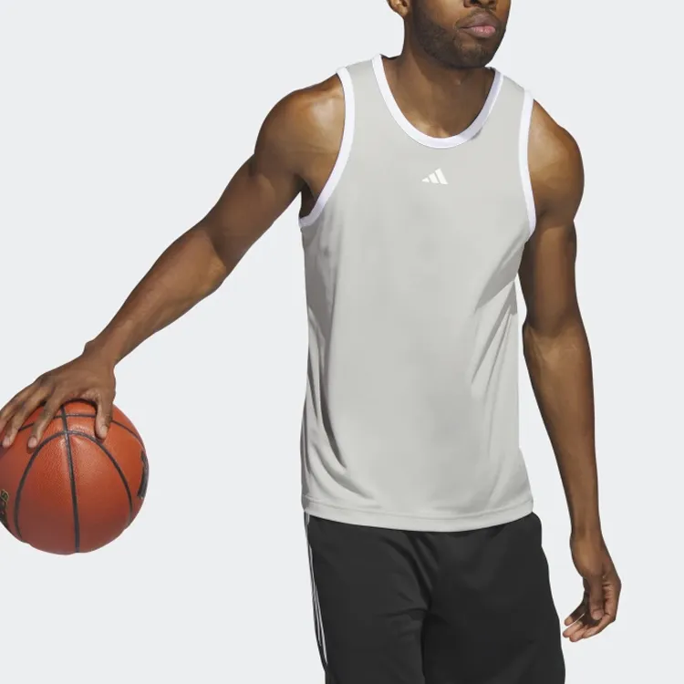 Adidas Free Shipping With AdiClub Adidas Legends Basketball 3 Stripes Tank Top-3